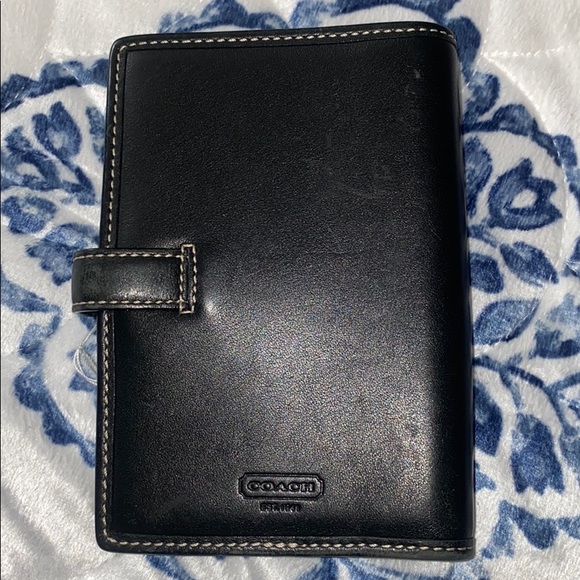 Coach Accessories Coach Passport Id Holder Black Leather Poshmark